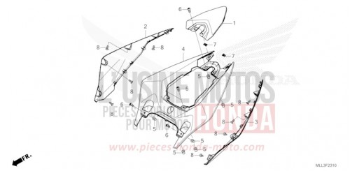 WINDLAUF, HINTEN CB1000S de 2025